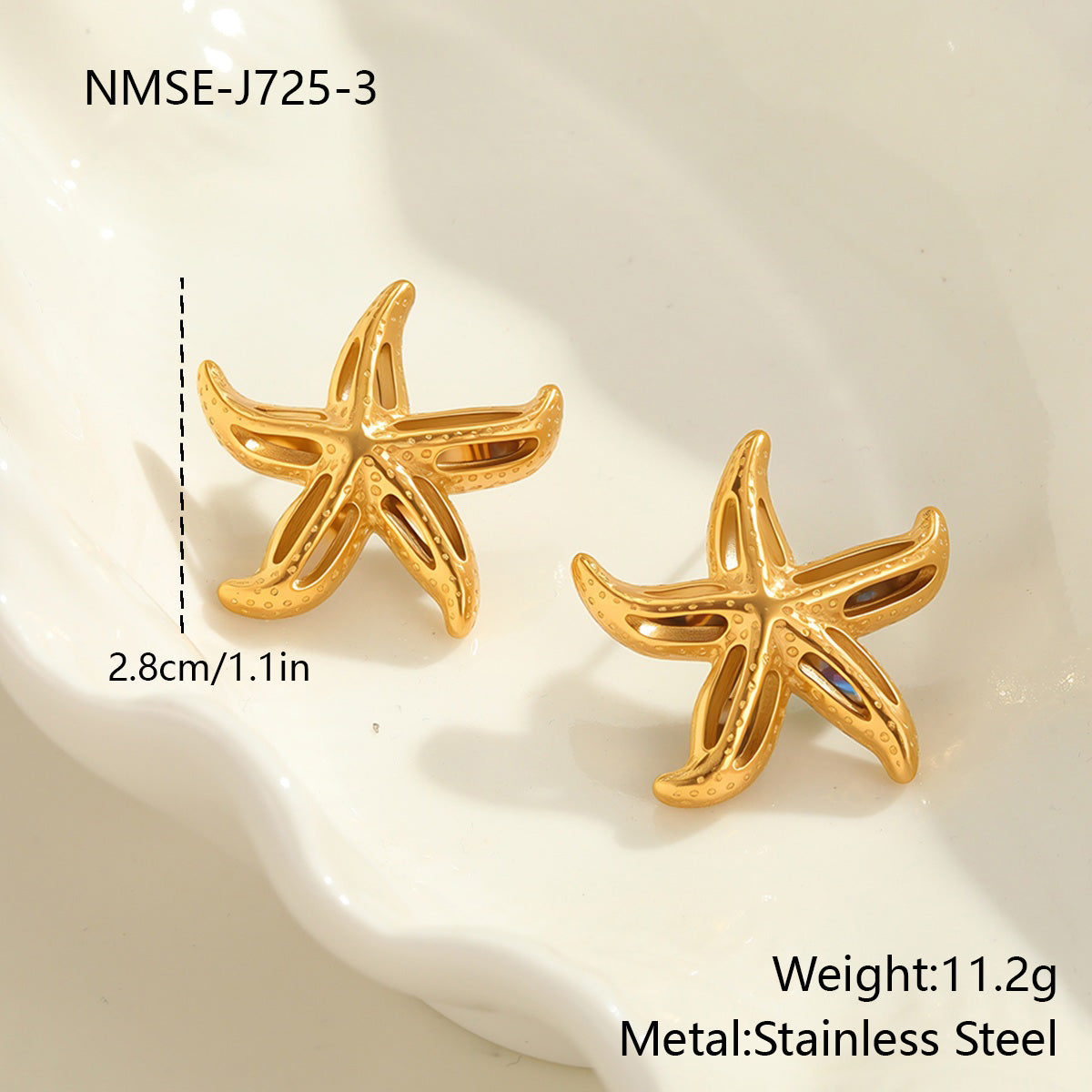 Starfish Glow Earrings